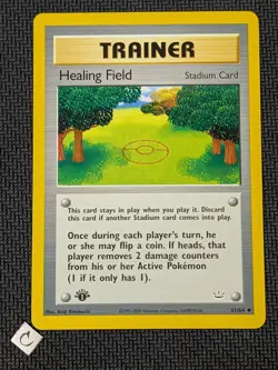 Healing Field 61/64 - Neo Revelation 1st Edition Pokemon TCG NM - Image 1