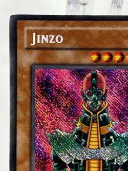 Yu GI Oh! Jinzo PSV-000 Pharaoh's Servant Secret Rare Unlimited Edition (HP/DMG) - Image 2