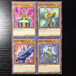 Yu-Gi-Oh! Jinzo Lord Jector Returner Lot LED-EN038,039,040,041 1st Ed Common NM - Image 1