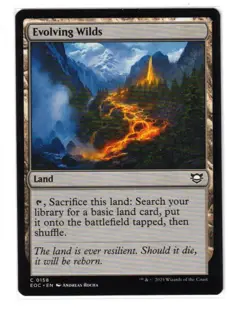 MTG - NM - Evolving Wilds - Commander: Edge of Eternities 158 - Image 1