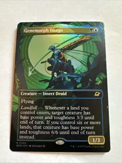 MTG Edge of Eternities - Genemorph Imago - Borderless - FOIL - 0299 - Image 1