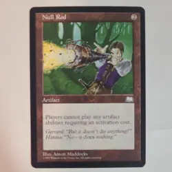 1 x Null Rod - Weatherlight - excellent condition - MTG - Image 1