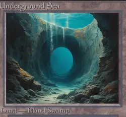 Original Dual Lands - Set of 10 Custom Art / Playtest for MTG / Magic Commander - Image 1