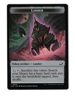 MTG - NM - Robot Lander (0006) Double-Sided Token - Edge of Eternities - Image 2