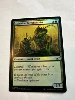 Eumidian Terrabotanist (Foil) - 0180 - Edge of Eternities - MTG - NM Ships Now - Image 1