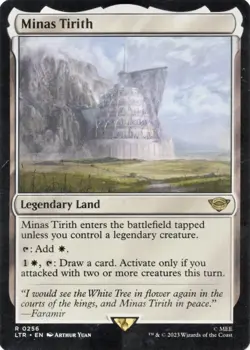 MTG Minas Tirith 256/511 Lord of the Rings Tales of Middle-earth VLP Magic Card - Image 1