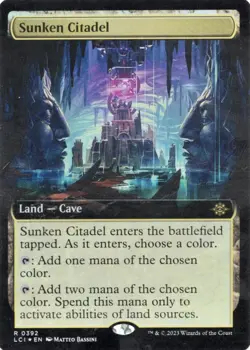 Sunken Citadel Extended Art #392 Foil VLP Lost Caverns of Ixalan Magic MTG Card - Image 1