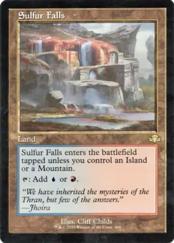 Sulfur Falls (Retro Frame) #400 (VLP) Dominaria Remastered DMR Magic MTG - Image 1