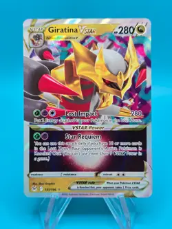 Giratina VSTAR 131/196 VSTAR Rare Lost Origin Pokemon Holo Near Mint - Image 1