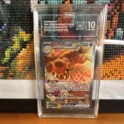 Pokemon Dachsbun ex 169/142 Stellar Crown Special Illustration Rare Holo TAG 10 - Image 1