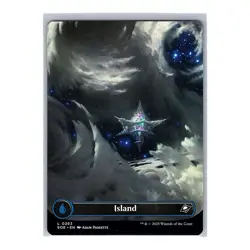 Island #263 Regular Land Borderless MTG 2025 Edge of Eternities (EOE) - Image 1