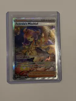 Acerola’s Mischief 183/132 Special Illustration Rare-Mega Evolution-Pokemon-NM - Image 1