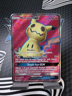 Mimikyu GX 206/214 Lost Thunder Full Art Ultra Rare Holo - Pokemon TCG NM - Image 1