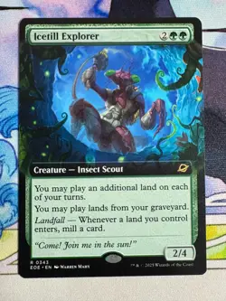 2025 MTG Edge Of Eternities Icetill Explorer Extended Art #343 - Image 1