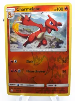 Charmeleon - Reverse Holo - 8/68 - Pokemon Hidden Fates NM - Image 1