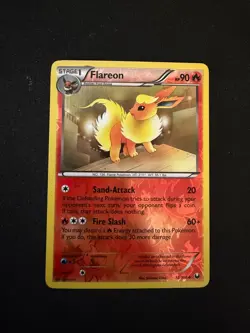 Flareon 12/108 Dark Explorers Black & White Reverse Holo Pokemon TCG - VLP - Image 1