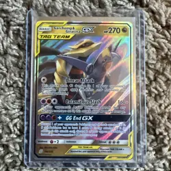 Pokemon TCG Garchomp and Giratina GX 146/236 Unified Minds Tag Team - Image 1