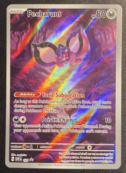 Pecharunt Full Art Promo 129 Pokemon TCG Scarlet & Violet Black Star Promo - Image 1