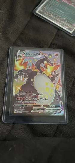 Pokemon Charizard VMAX Shining Fates Shiny Vault Full Art Holo SV107 330 HP - Image 1