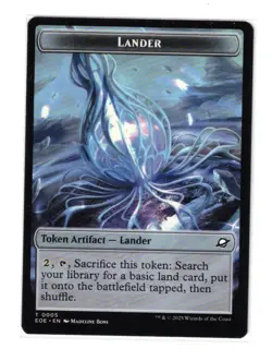 MTG - NM - Robot Lander (0005) Double-Sided Token - Edge of Eternities - Image 2