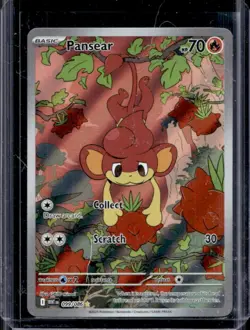 2025 Pokemon White Flare Pansear Illustration Rare #099/086 - Image 1