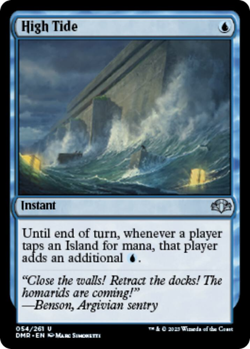 MTG magic 1x High Tide FOIL (M/NM) Dominaria Remastered - Image 1