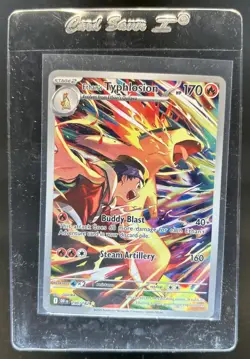 2025 Pokemon Destined Rivals Ethan's Typhlosion Illustration Rare #190/182 - Image 1