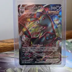 Pokemon Umbreon VMAX Single Strike Ultra Rare Holo 095/203 Evolving Skies 310 HP - Image 1
