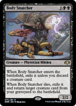 MTG magic 1x Body Snatcher FOIL (M/NM) Dominaria Remastered - Image 1