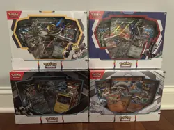 Pokemon Black Kyurem/Melmetal EX And Reshiram/Archaludon Collection Box Bundle - Image 1