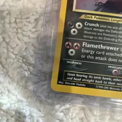 Pokemon Houndoom 70 HP Neo Discovery 4/75 Rare Holo Stage 1 2001 TCG - Image 3