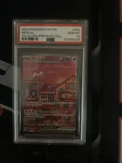 Pokemon TCG Mew EX 053 Scarlet & Violet Promo Holo Full Art - Image 1
