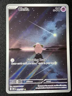 Cleffa 202/197 SV03: Obsidian Flames Holo illustration Rare Pokemon - Image 1