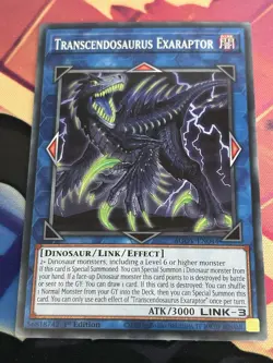 Transcendosaurus Exaraptor - AGOV-EN044 - 1st Edition - Common - YuGiOh TCG - Image 1