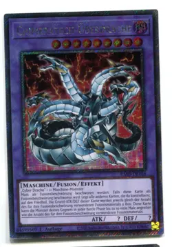 Yu-Gi-Oh! Chimeratech Uberdrache Platinum Secret Rare RA03-DE166 - Image 1