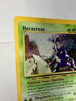 Pokemon Heracross Neo Genesis Holo Rare Card 6/111 NEAR MINT Wizards - Image 2