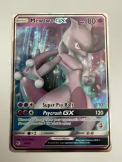 Mewtwo GX 31/68 Hidden Fates NM Ultra Rare Pokemon Card - Image 1