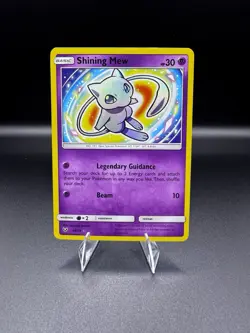 Pokemon TCG Shining Mew Shining Legends Shiny Holo Rare Basic Card 40/73 Holo - Image 1