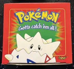 Pokemon 23k Gold-Plated TOGEPI Trading Card New Sealed W/Box By Burger King 1999 - Image 1