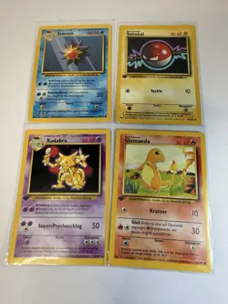 German Pokemon Cards lot Of 4 - Image 1