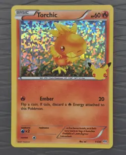 Torchic 11/25 Holo McDonald's 25th Anniversary Celebrations Pokemon Card NM/LP - Image 1