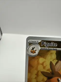 Pignite 097/086 Sv: White Flare Holo Near Mint Pokemon TCG Card - Image 2