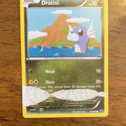 Pokemon Dratini 49/108 Basic HP50 Regular English Card 2015 error card - Image 1