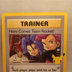 Here Comes Team Rocket! 15/82 Pokemon Card Celebrations Full Art Holo Near Mint - Image 2