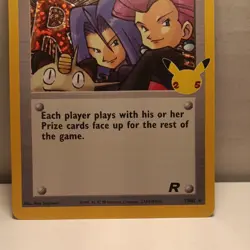 Here Comes Team Rocket! 15/82 Pokemon Card Celebrations Full Art Holo Near Mint - Image 3