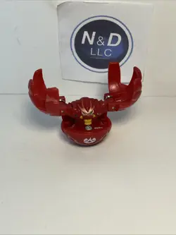 Bakugan Battle Brawlers Pyrus Fear Ripper B1 Classic 400G Open Core W/Card RARE - Image 2