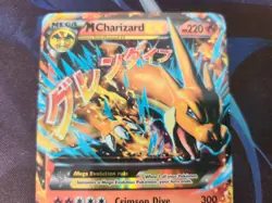 Pokemon M Charizard EX (Y) 13/106 Flashfire Holo LP Pokemon Card - Image 2