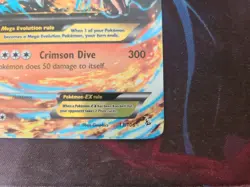 Pokemon M Charizard EX (Y) 13/106 Flashfire Holo LP Pokemon Card - Image 5