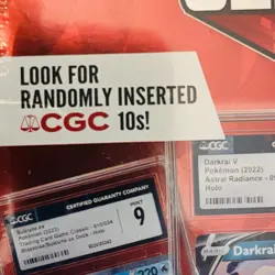 🔥Pokemon TCG Mystery gems 1 CGC Graded Card And 1 Booster Pack!!! - Image 4