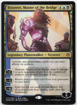 Tezzeret, Master of the Bridge *Foil* BABP 275 NM - Image 1
